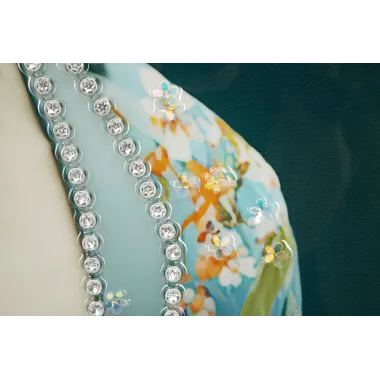 MALOWANY OBRAZ NA PŁÓTNIE LAKIEROWANY KONGY -B- Z RAMĄ 62X4X92 cm